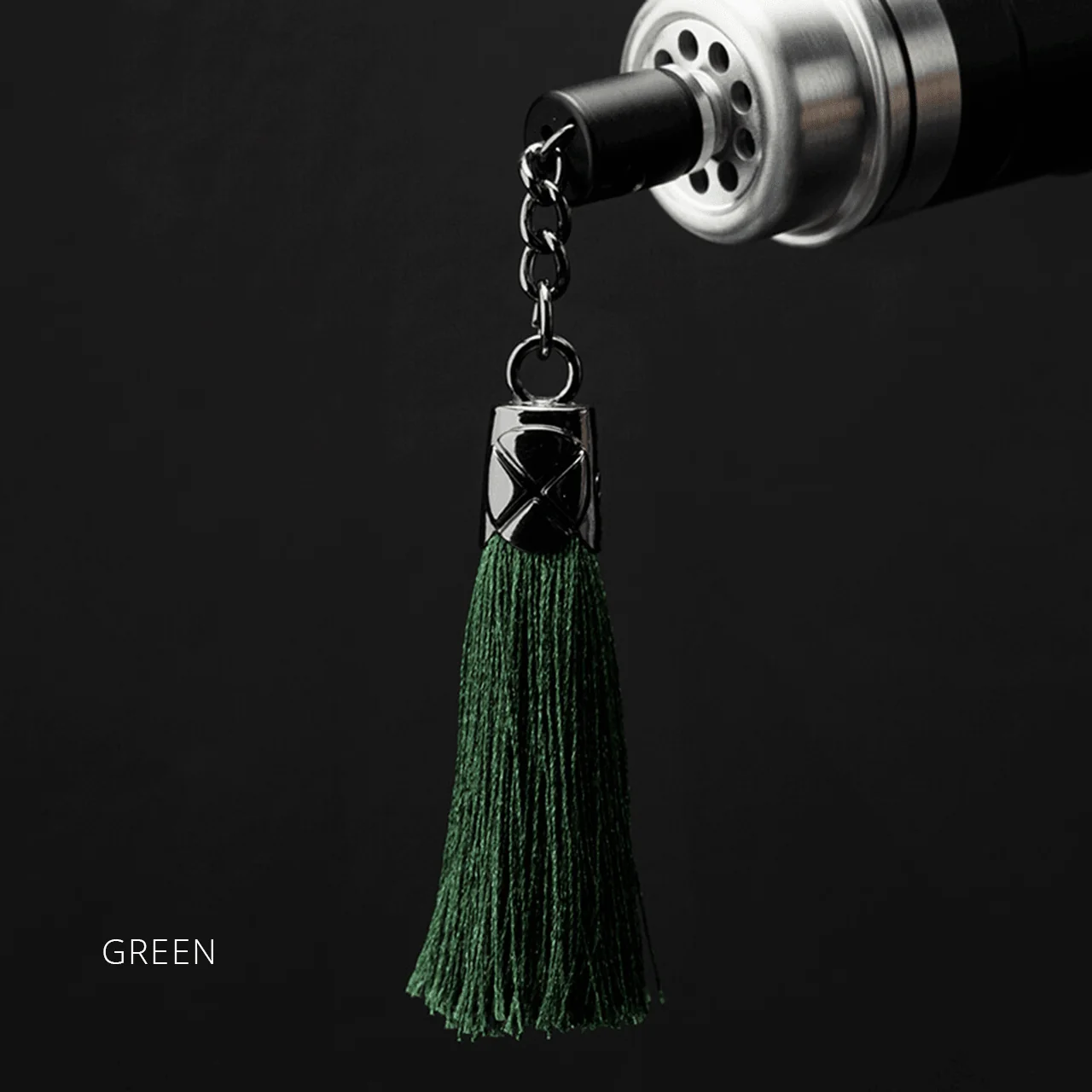 Armored Tassel Silver Black - Image 4